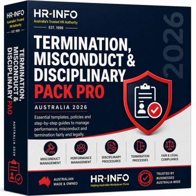 Termination, Misconduct & Disciplinary Pack PRO