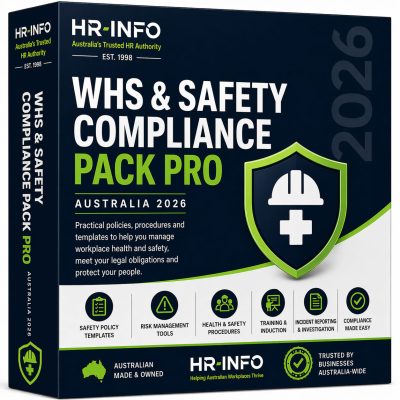 WHS & Safety Compliance Pack PRO