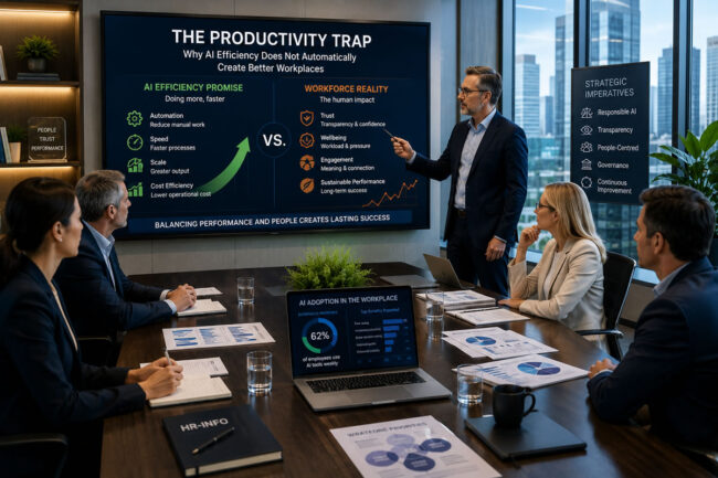 The Productivity Trap Why AI Efficiency Does Not Automatically Create Better Workpla