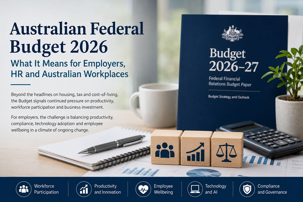 Australian Federal Budget 2026: What It Means for Employers, HR and Australian Workplaces